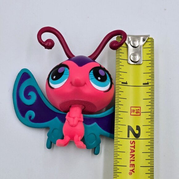 Littlest Pet Shop LPS Butterfly #2740 G4 Pink Purple Hasbro Read - Picture 7 of 8